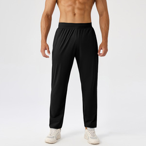 Pantalon de jogging décontracté pour homme, coupe droite, respirant, séchage rapide, poids moyen, en velours côtelé, écologique, avec cordon de serrage - Product Image 2