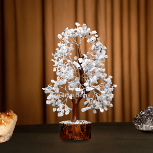 Wholesale <b>Rainbow</b> Moonstone Crystal Tree of Life Silver Wire Gemstone Healing Stones Crystal Tree Home <b>Decor</b> - Product Image 3