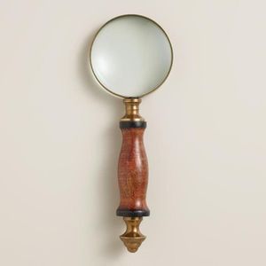 Brass Magnifying Glass Handheld High Definition Lens Reading Tool for Books <b>Maps</b> Newspapers Jewelry Coins Antiques Crafts - Product Image 4