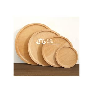Plateau en bois multifonctionnel moderne et biologique, best-seller |   Plateau de service en bois massif naturel et écologique - Product Image 1