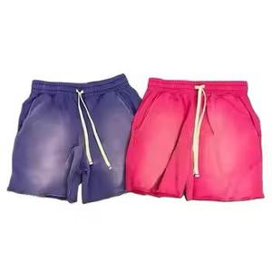 Pantalones Cortos Deportivos Personalizados de Alta Calidad, 100% Poliéster, Estilo Vintage, Cintura Elástica, Secado Rápido, Color Sólido, Estilo Urbano - Product Image 1