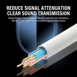 Câble téléphonique 2 fils à prix d'usine, câble de transmission vocale, câble de communication, câble téléphonique intérieur - Product Image 3