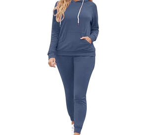 Casual Solid Color With Logo Customized Size Cheap Price Women Tracksuits For Street Wear New Arrival Women Tracksuit Casual - Product Image 2