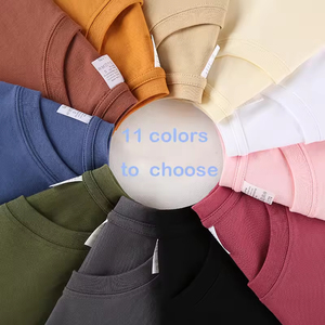 High Quality Blank O-neck Short Sleeve T shirt Blank Tee Custom <b>Logo</b> Blank Tee Wholesale Oversized Short Sleeve T-shirt - Product Image 6