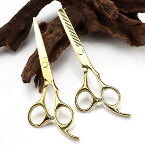 Tijeras de peluquería profesionales de 7.5 pulgadas, acero inoxidable japonés 420, las más vendidas. - Product Image 3