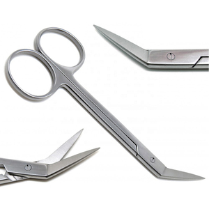 Tijeras Microquirúrgicas de Acero de Alta Calidad, con Punta Biselada a 45/60 Grados, Instrumento Quirúrgico Micro, Tijeras Anguladas Kelly - Product Image 1