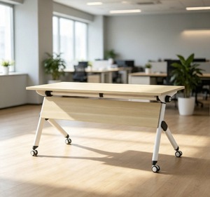Bureau d'école pliable en bois moderne, hauteur réglable, design minimaliste V-TRY Chine pour utilisation en classe - Product Image 1