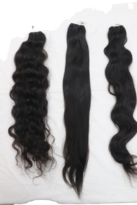 Extensions de cheveux Remy noirs naturels Trames de machines indiennes 10-34 pouces Bundles avec livraison DHL - Product Image 6