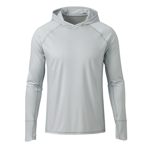 Hoodies de pêche respirants et anti-UV avec impression par sublimation sur tissu polyester, étiquettes personnalisées et production de vêtements en gros - Product Image 4