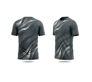 Personalized Sublimation Printed Men's Unisex Short Sleeve <b>T</b>-<b>Shirt</b> with Quick Dry Feature 180g 100% <b>Polyester</b> Jersey Fabric - Product Image 3