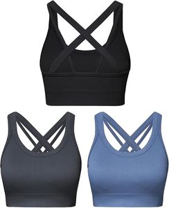 Ropa Deportiva 2025 para Mujer, Ecológica, Transpirable, Ajustable, de Alta Sujeción, Tallas Grandes, Elástica en 4 Direcciones, de Secado Rápido, Nailon, Color Sólido - Product Image 3