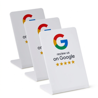 NFC RFID EM4305 Hotel-Bewertungskarte mit QR-Code & Google-Feedback-Ständer, Individuelle Kundenbewertungskarte (Wasserfestes PVC)
