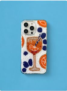 เคสโทรศัพท์ลายปักแตงโมแบบดั้งเดิมประดับลูกปัด ลายผลไม้ฤดูร้อน พกพาสะดวก ดีไซน์ชนเผ่าไม่ซ้ำใคร สำหรับสาวๆ - Product Image 6