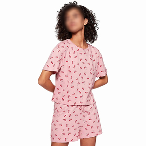 Conjuntos de Verano para Mujer, Diseño de Última Moda, Personalizados, Sublimados, Ropa de Dormir para Exteriores, Conjuntos de Shorts Personalizados - Product Image 1