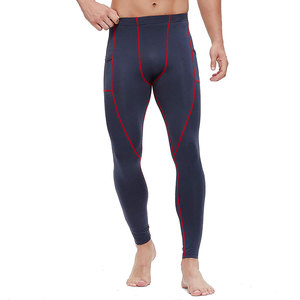 Leggings de compression pour hommes à taille élastique, personnalisés pour le yoga, la course, la gym et l'entraînement - Product Image 1
