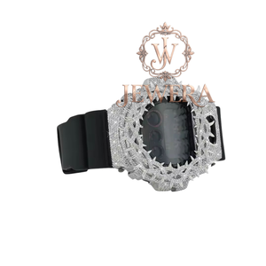 Premium Quality Mossinate Designer <b>Watch</b> with Rubber Band and Diamonds with Fashionable and Practical Features Available at Sale - Product Image 2