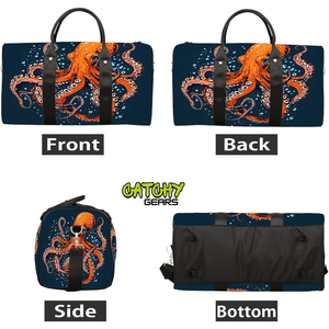 Sac de sport personnalisé en sublimation, grand sac de voyage avec compartiment pour chaussures et poche imperméable, vente en gros - Product Image 2