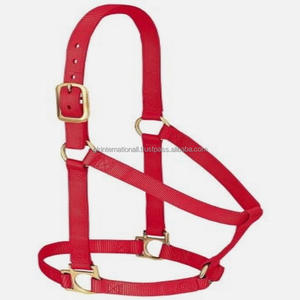 Venta al por mayor Productos Ecuestres ajustable de nailon de material suave logotipo personalizado de nailon carreras de caballos Halter - Product Image 3