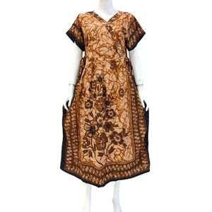 Vestidos Kimono Casuales para Mujer de Chrysanta, cómodos para usar diariamente, hechos de tela de rayón transpirable - Product Image 1