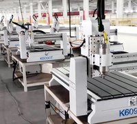 Máquina enrutadora cnc 6090 de 3 ejes, minimáquina de grabado diy de QUICK cnc K6090T