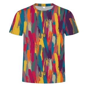 Camisetas casuales para hombre con el mejor diseño, impresión por sublimación personalizada en tela de poliéster, impresión digital - Product Image 1