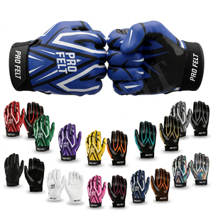 Manufacturer Of American Football Gloves for Touchdown Receiver Training Lightweight Grip-Enhanced Protective Sports Gloves - Product Image 1