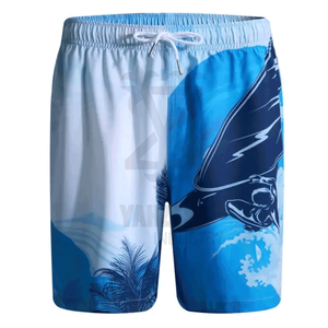 Shorts d'été pour hommes de haute qualité, vente en gros d'usine OEM, shorts de bain personnalisés avec logo, style urbain, motif uni, toile respirante - Product Image 1