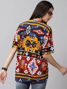เสื้อยืดคอกลมแขนสั้นสีพื้นสำหรับผู้หญิง แฟชั่นใหม่ เสื้อยืดพิมพ์ลายลำลอง ใส่สบาย ระบายอากาศได้ดี เหมาะสำหรับฤดูร้อน - Product Image 4
