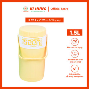 1.5L Plastic Insulated Water Jug Portable Beverage <b>Cooler</b> with Lid & Handle Durable PP <b>Drink</b> Container for Outdoor Travel - Product Image 3