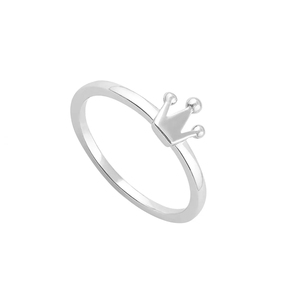 Bague Couronne Princesse Tendance et Élégante en Argent Sterling 925, Bijou Bohème Délicat et Minimaliste pour Femme, Idéal pour Fiançailles et Mariage - Product Image 6