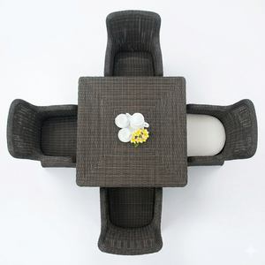 Durable Wicker Outdoor Dining Sets Patio Furniture Sets Elsavador Dining Sets Indonesia Manufacturer Wheater Resistant - Product Image 3