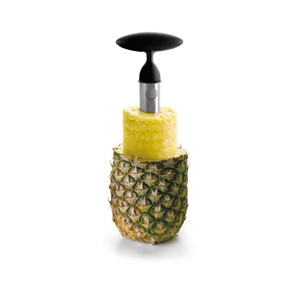 Coupe-ananas et éplucheur avec base pour une préparation facile des fruits - Product Image 2