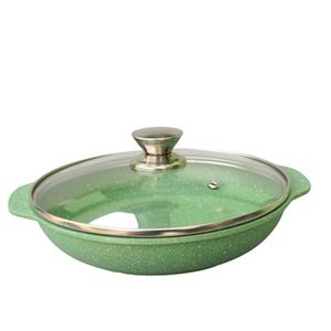 Ensemble de 3 ustensiles de cuisine durables et écologiques en aluminium moulé sous pression, revêtement céramique antiadhésif, couvercles en verre trempé, compatibles lave-vaisselle, fabrication OEM au Vietnam - Product Image 5