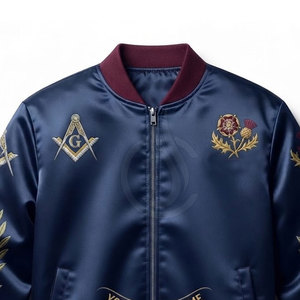 Nouvelle veste maçonnique personnalisée avec logo frontal pour l'hiver, qualité supérieure, tissu doux, manches longues, coupe confortable pour les événements formels et le quotidien - Product Image 6