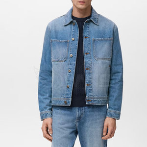 Servicio OEM al por Mayor, Chaqueta de Mezclilla para Hombre de Alta Calidad con el Mejor Diseño, Grosor Estándar, Color Personalizado, Logotipo Frontal, Transpirable, para Invierno - Product Image 2