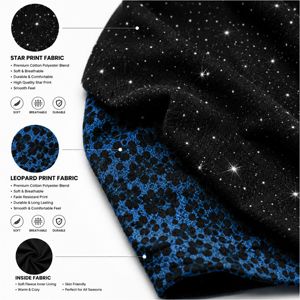 Vente en gros de sweats à capuche surdimensionnés pour hommes, imprimé léopard noir et violet, style streetwear personnalisé, pull à capuche, fabricant direct d'usine - Product Image 5
