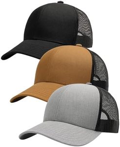 Casquette Trucker OEM marron kaki en mousse avec logo personnalisé, casquette snapback en maille structurée pour sports de plein air, pour hommes et femmes - Product Image 1