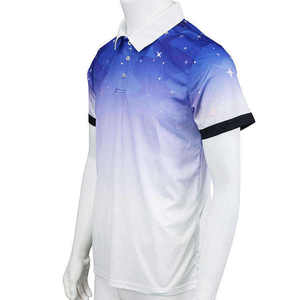 Camisetas Polo de Golf con Diseño Personalizado, Cuello Tipo Blade, Sublimación, Patrón Jacquard, Poliéster y Spandex, Camiseta Polo con Estampado de Camuflaje - Product Image 3