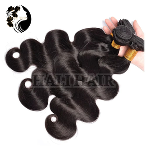 Extensiones de cabello humano ondulado del cuerpo Remy de trama vietnamita 100% textura suave colores personalizados de larga duración negro Natural Super Doble - Product Image 5