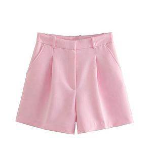 Shorts Casuales Plisados de Cintura Alta para Mujer, Moda de Verano, Venta al Por Mayor - Product Image 3