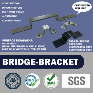 Customized-OEM-ODM-Bridge-<b>Bracket</b> made of Galvanized <b>Steel</b> Sheet /SGCC/SECC for automobile hardware server - Product Image 1