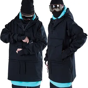 Winter ski snowboarding hoodie cotton thick Windproof Zipper Snowboard Breathable Outdoor Tall Hoodie Ski Jacket