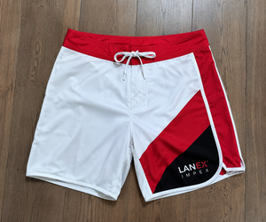 New design Men's Quick Dry Board <b>Shorts</b> Red White Surf Swim Trunks Lightweight Beach <b>Shorts</b> Custom Water Sports Athletic Wear - Product Image 6