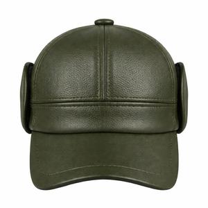 Casquette en cuir Active Outdoors avec logo personnalisé, haute qualité, ajustement sûr, matière respirante, pour la salle de sport, l'entraînement quotidien, casquette en cuir pour adulte - Product Image 1