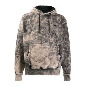 Sweat à capuche unisexe tendance, personnalisé, de haute qualité, avec logo personnalisé, style européen et américain, effet délavé - Product Image 2