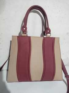 Women's Genuine Leather Casual Tote Bag Two Handles <b>Shoulder</b> <b>Strap</b> Classic Style Durable AZORES SPORTS Zipper Closure for Daily - Product Image 5