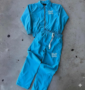 Ensemble de survêtement court réfléchissant pour hommes Rexfit Sports, coupe-vent de course, vente en gros - Product Image 6