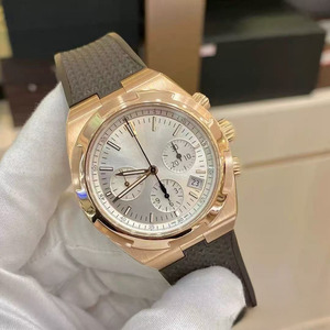 Exquisitely Designed Luxurious Rose Gold Bezel Casual Business Commuting Date <b>Chronograph</b> <b>Automatic</b> Mechanical Men's Watch - Product Image 3