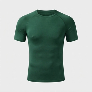 T-shirt de compression à manches courtes personnalisé avec impression par sublimation pour hommes, MMA, BJJ, entraînement de grappling, rashguard - Product Image 1