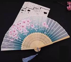 Handmade Bamboo Fan Natural Cooling Summer Accessory - Product Image 1